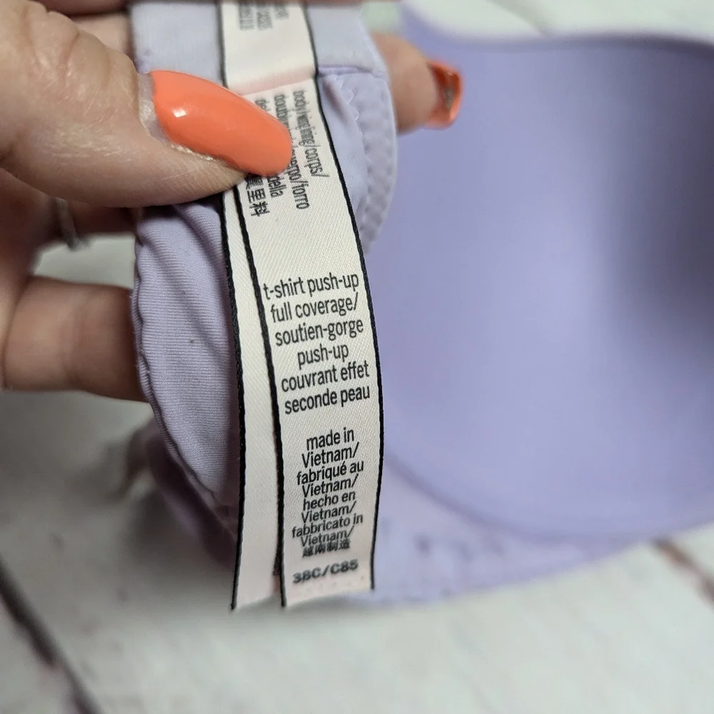 Victoria's Secret T-shirt Push-up Full Coverage Underwire Multiway Strap 38C - Picture 4 of 6